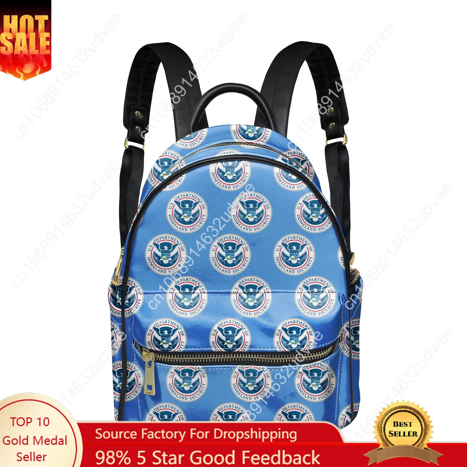 Homeland Security Investigations Backpack Womens Men Knapsack Personalized Shoulder Bag Business Bookbag Rucksack Gift Daypack