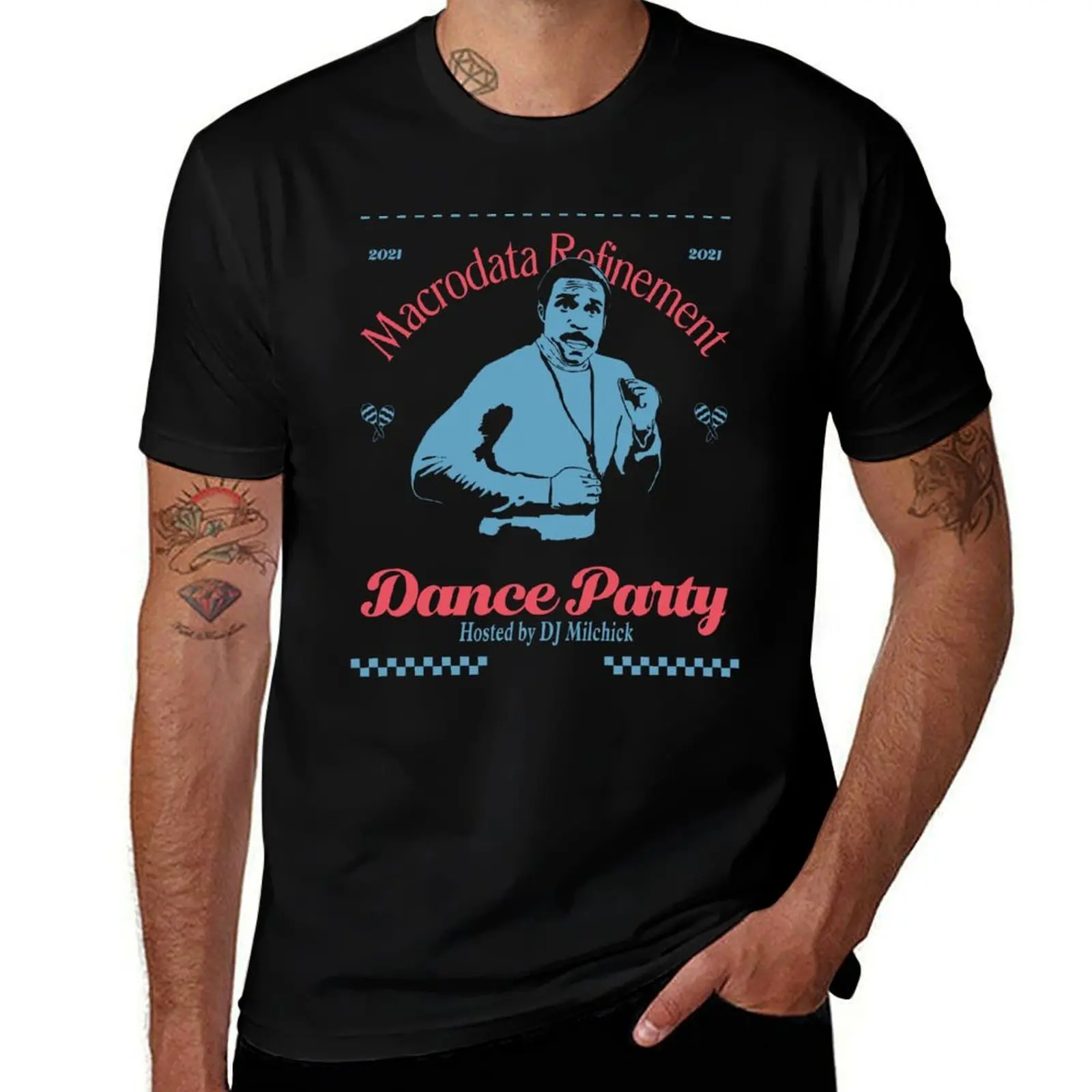 Macrodata Refinement Dance Severance T-Shirt Basic Daily Outfit Short Sleeve Tee