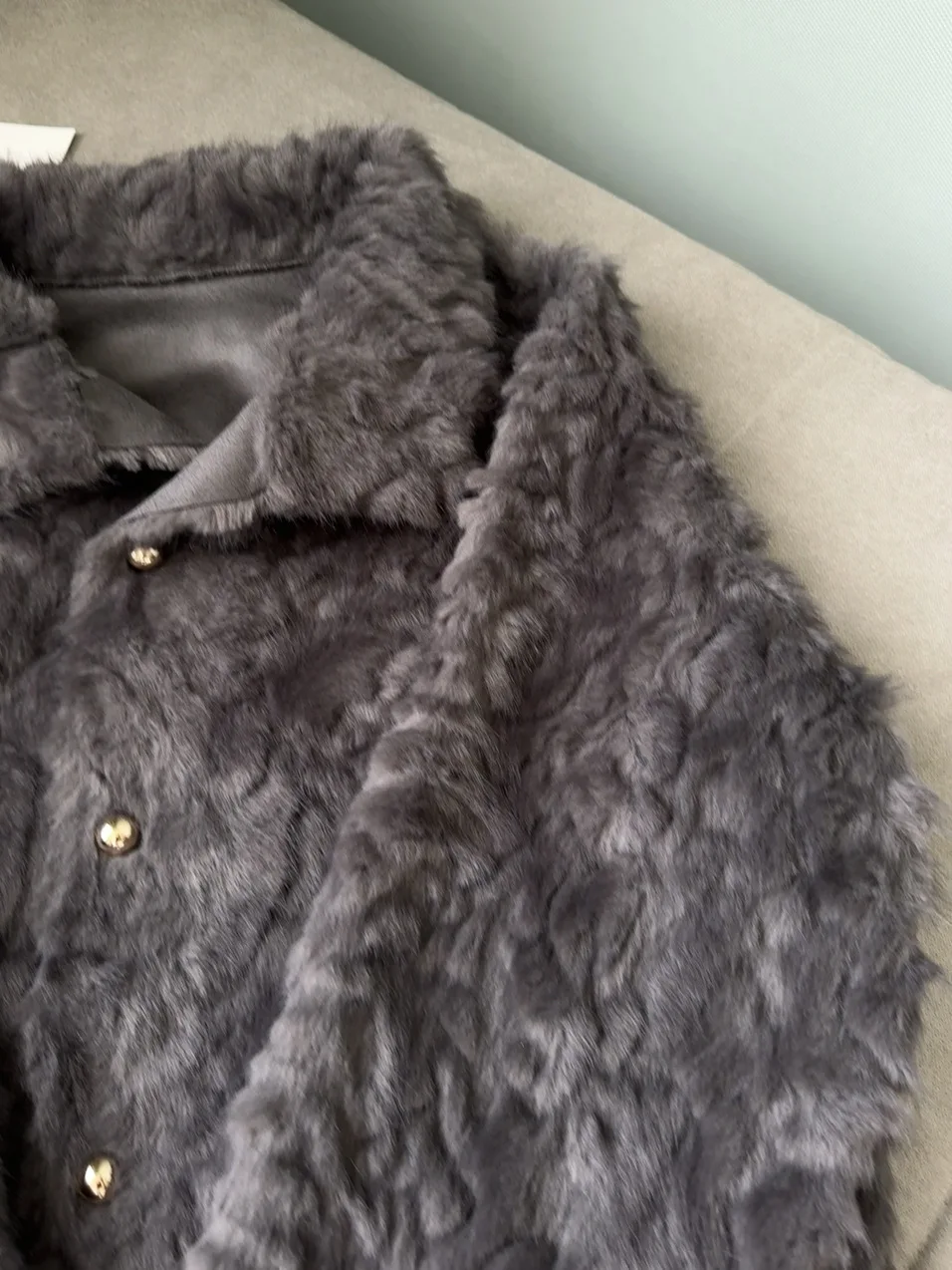 Stand Collar High-Quality Fur Imitation Mink Fur One-Piece Women's Short Jacket Fur Top