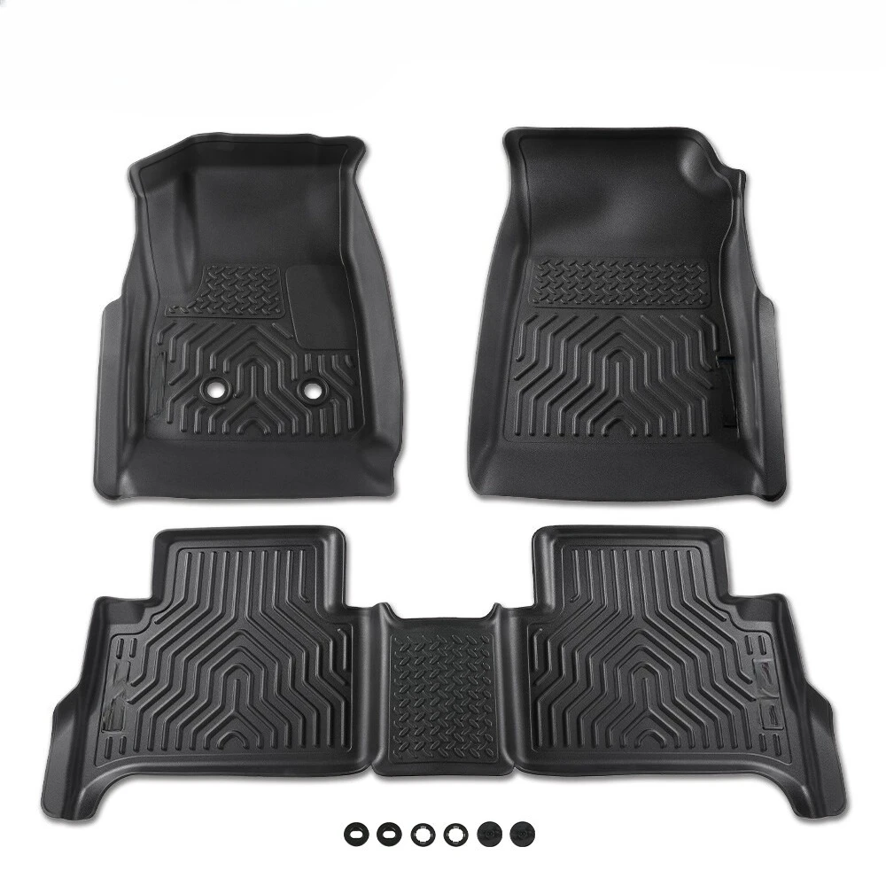 

Floor Mats Fit For 15-22 Chevy Colorado Crew Cab/ GMC Canyon Full Set Liners TPE