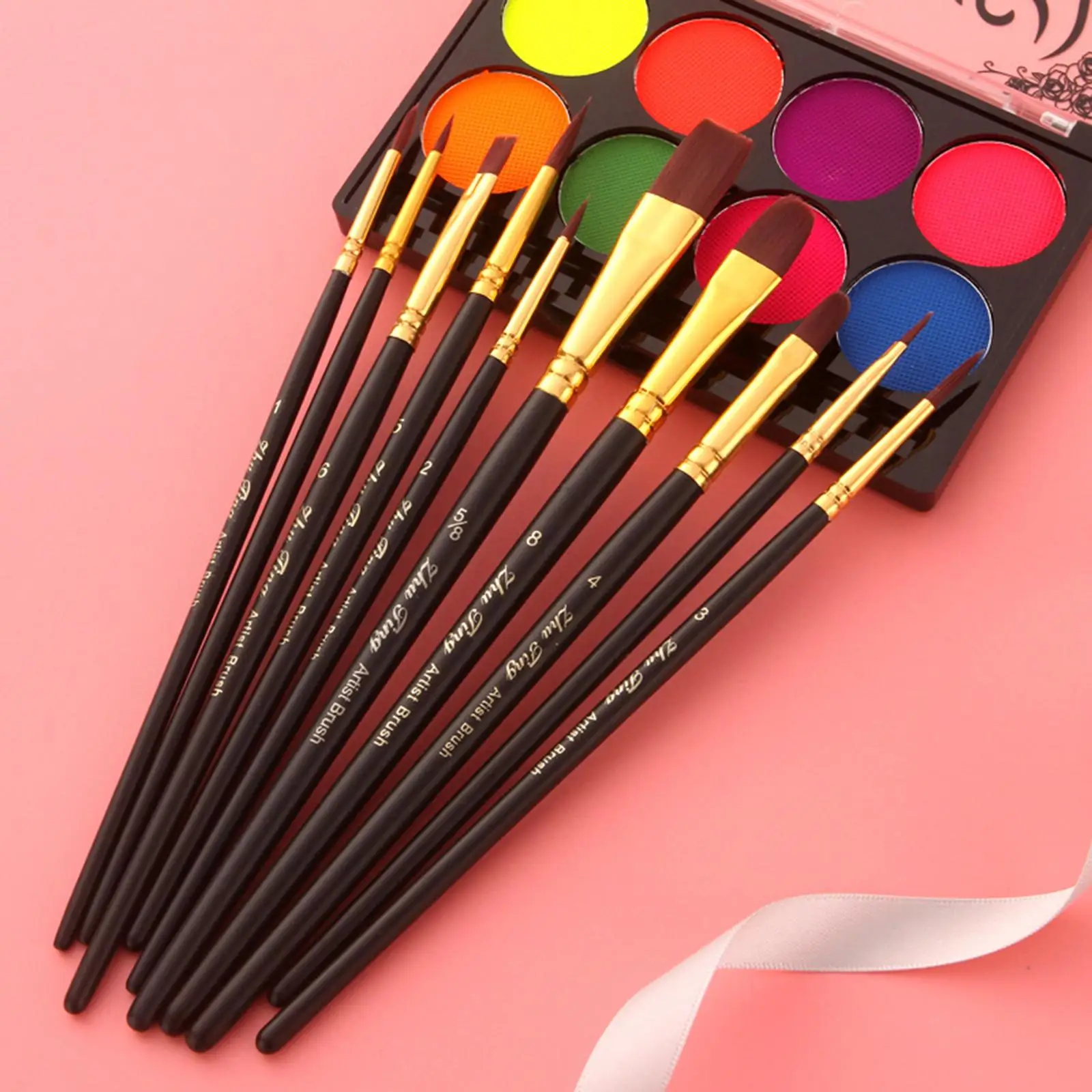 Comfortable Paint Brushes Nylon Handle Handle for Gouache's Artist