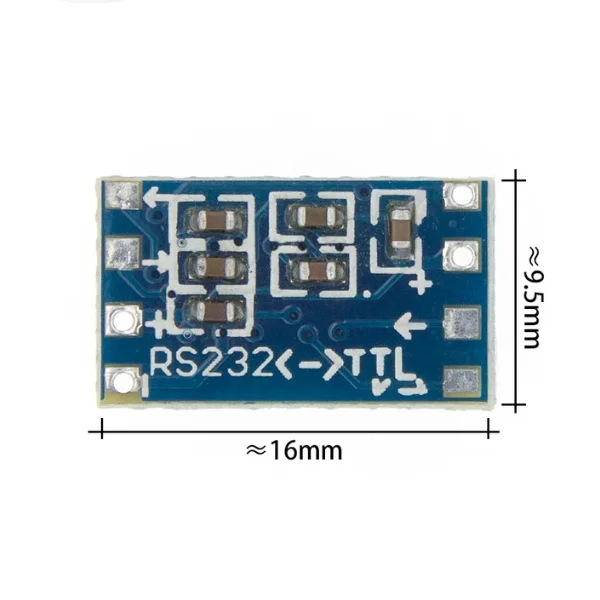 MCU mini RS232 MAX3232 Level to TTL Level Conversion Board Serial Module