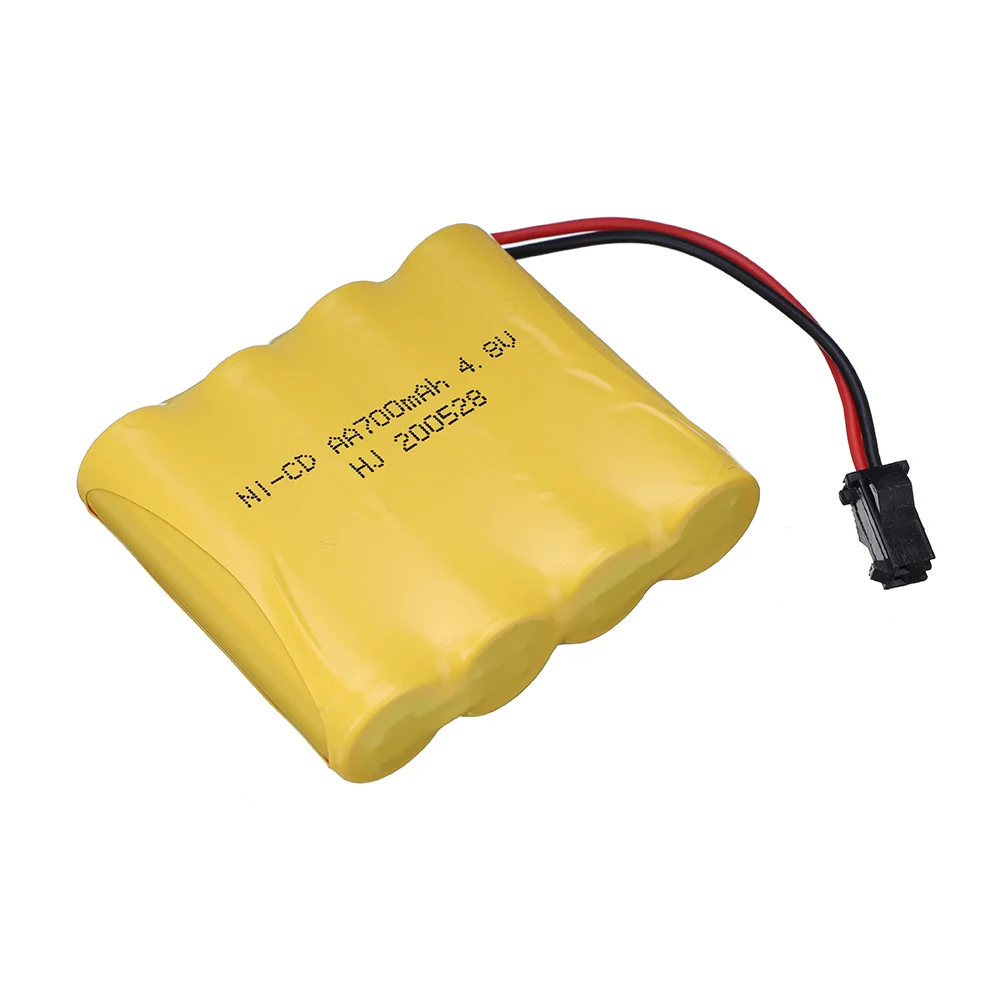 Batteria NICD 700MAH 2.4V/ 3.6V/ 4.8V/ 6V/ 7.2V batteria per giocattoli RC auto camion serbatoio sostituibile NI-CD batteria con spina SM