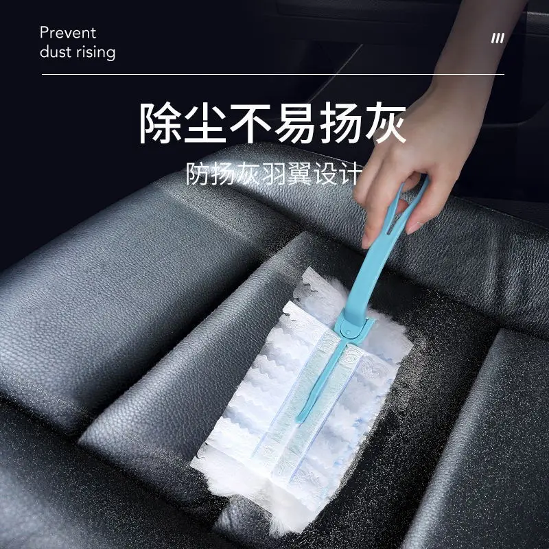 【Maryya】Magic Duster Household Feather Duster Car Cleaning Duster Fantastic Dust Sweeping Tool Suction Duster Department Store