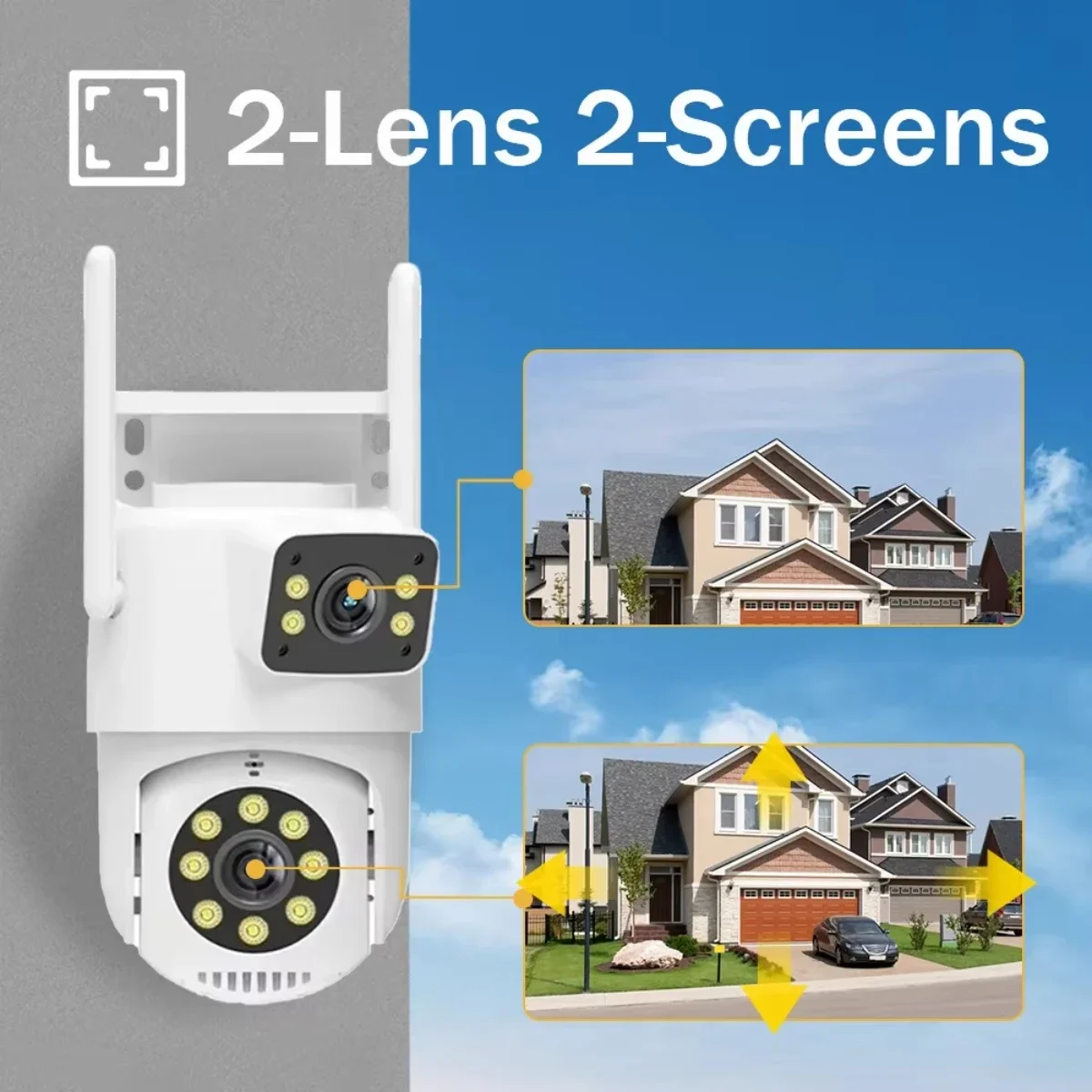 8CH NVR Wireless 8MP WIFI IP Dual Lens Kamera Kit Home Security System Überwachung Video Recorder 7 Zoll LCD Monitor ICsee App