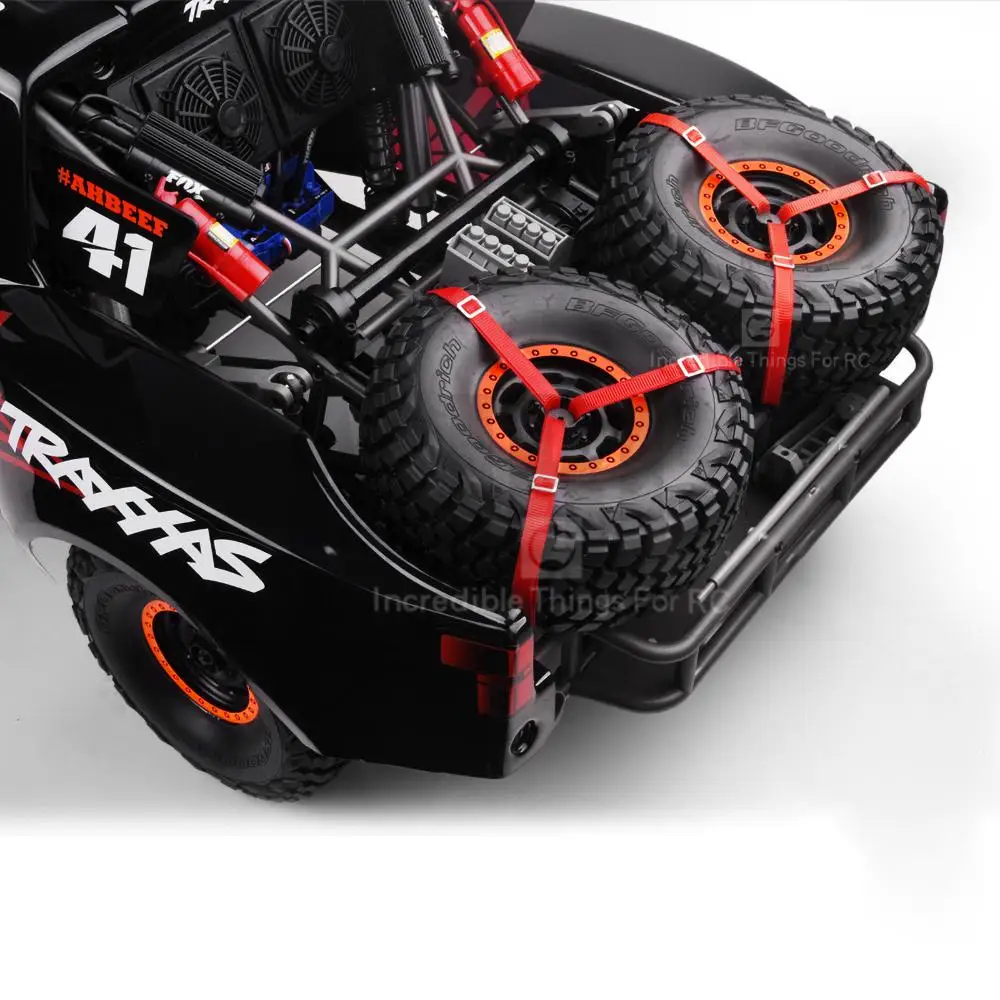 MJRC 1/7 トラクサス 85076-4 アンリミテッド デザート レーサー スペア タイヤ ストラップ UDR RR10 90050 LOSI バハ レイ タイヤ ロープ