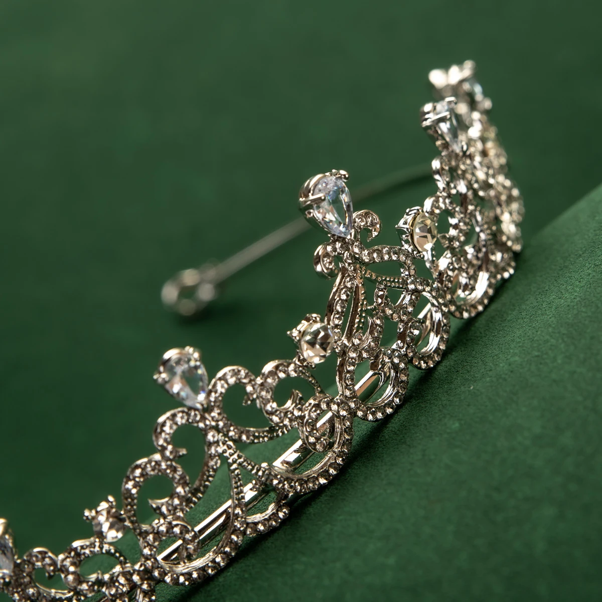 الزركون العروس تيارا الاطفال الأميرة تاج الزفاف إكسسوارات الشعر عقال ثوب الزفاف الملحقات