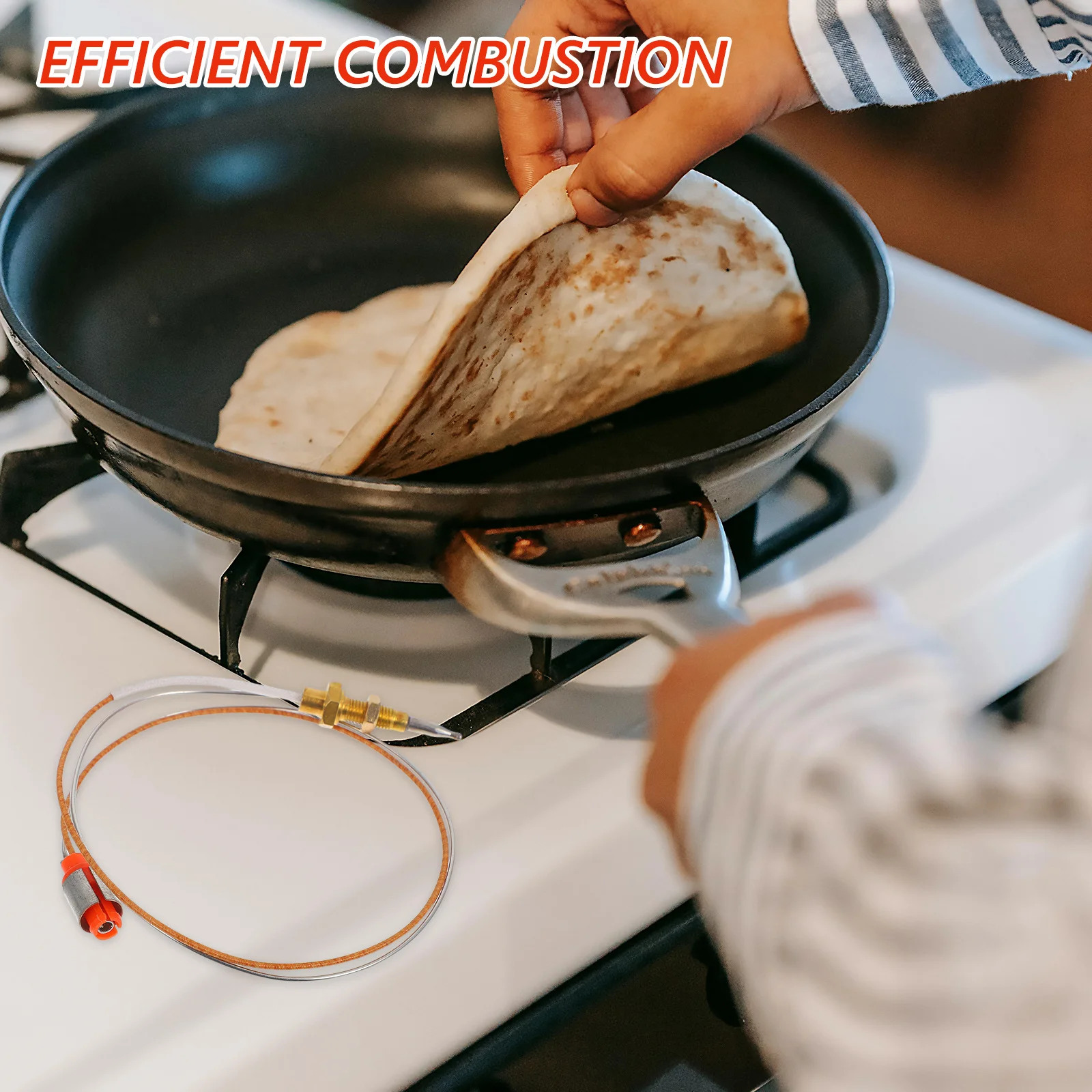 

40Cm Universal Thermocouple for Built-in Gas Stove Oven Bbq Grill Flame Detection Safety Shut-Off Fast Installation