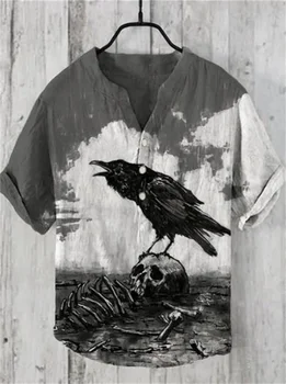 אנחנו מביאים לך חולצת בד פשתן של גברים עבור חוויה נוחה לבישה נוחה