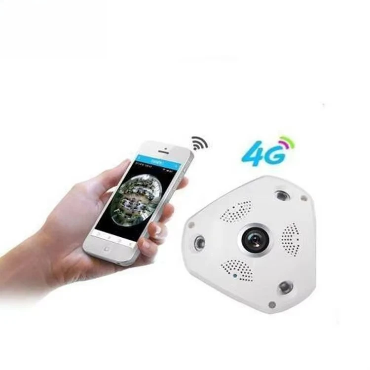 4G Panoramic Lte 1080P Wireless Camera IP Fisheye 3g Cam 360 Degrees Hd 4g Dome Camera