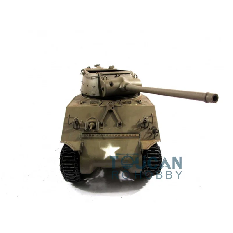 2.4Ghz Mato 1/16  Metal M36B1 Destroyer Infrared Recoil RTR RC Tank Model 1231 Army Green 360° Rotating Toy Car TH00677-SMT7