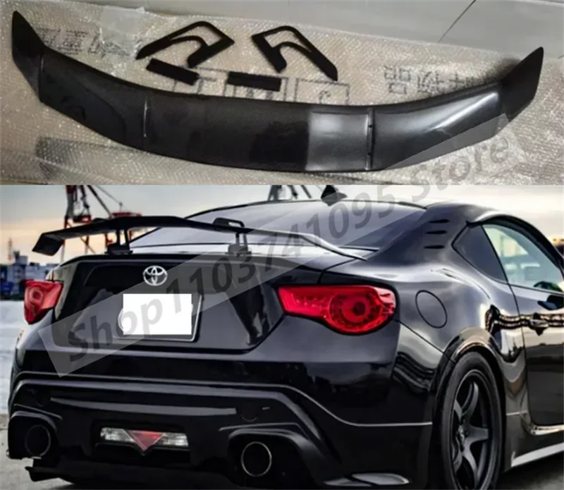 Carbon Fiber Rear Wing Lip Diffuser Tail Trunk Spoiler For TOYOTA 86 GT86 GT & SUBARU BRZ 2012-2020 FR-S GT Style