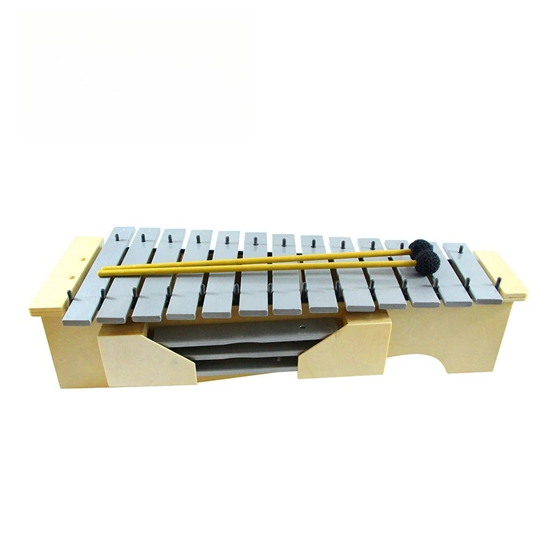 Orff Xylophone, 13 Note Aluminum Tone Bars, High Medium Low Pitch, Kids Percussion Instrument, Educational Musical Toy