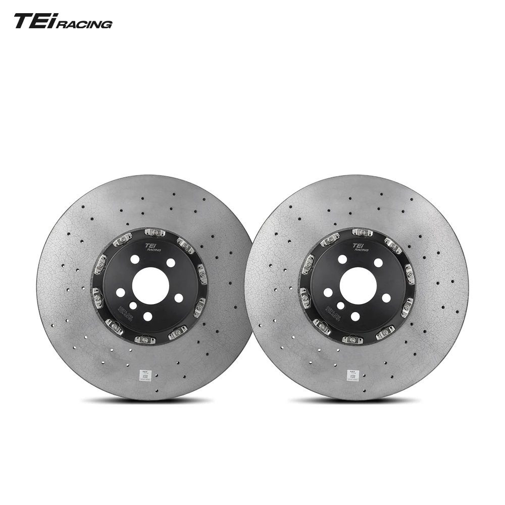 TEI BRAKES Wholesale Brake Rotor R18 R19 R20 R21 R22 Inch Carbon Ceramic Brake Disc for Aston Martin Vantage For Porsche 911 997
