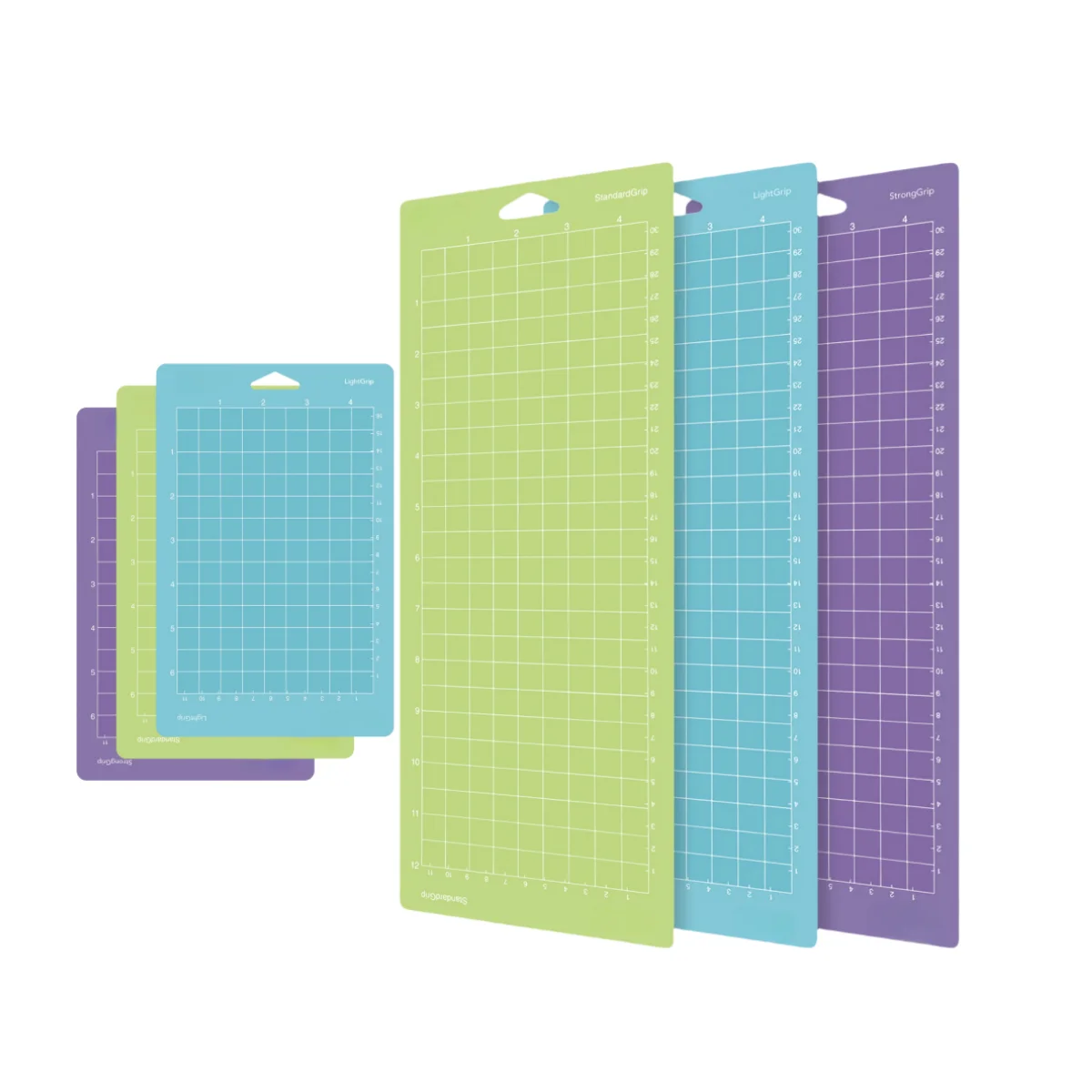 A Set Of Cutting Mat For Cricut Joy,Adhesive&Sticky Non-Slip Flexible Square Gridded Cut Mats Set For Vinyl