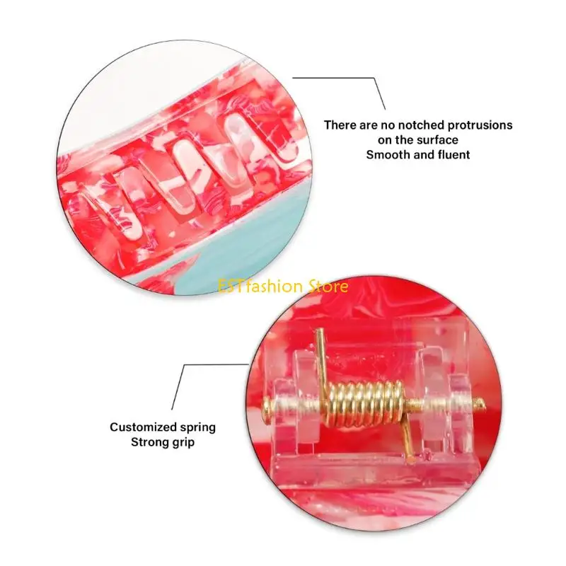 Y5GC Divertente clip per artigli per capelli a forma squalo Presa per diversi tipi capelli Forcina in PVC Accessori