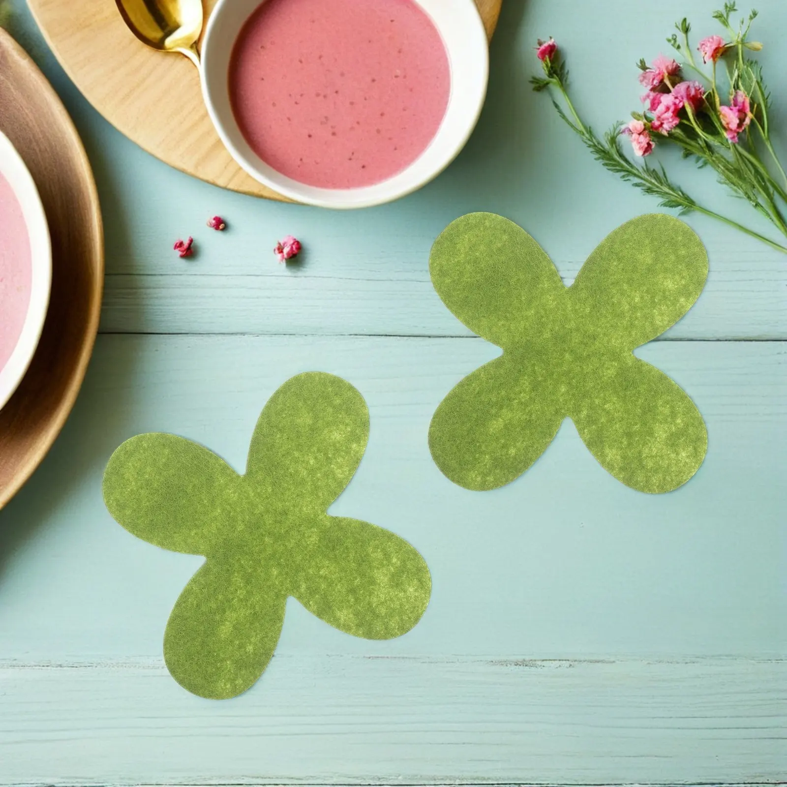 100Pcs Felt Cup Separator Pads Gentle Scratch Proof Divider Mats for Stacking Mugs Tea Cups Insulated Portable Lightweight