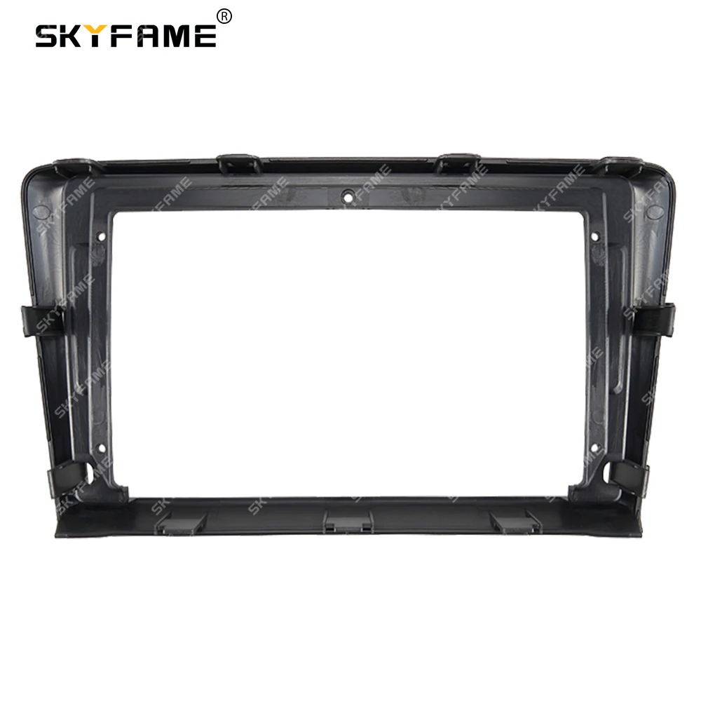 SKYFAME Car Frame Fascia Adapter Canbus Box Decoder Android Radio Dash Fitting Panel Kit For Skoda Rapid Spaceback