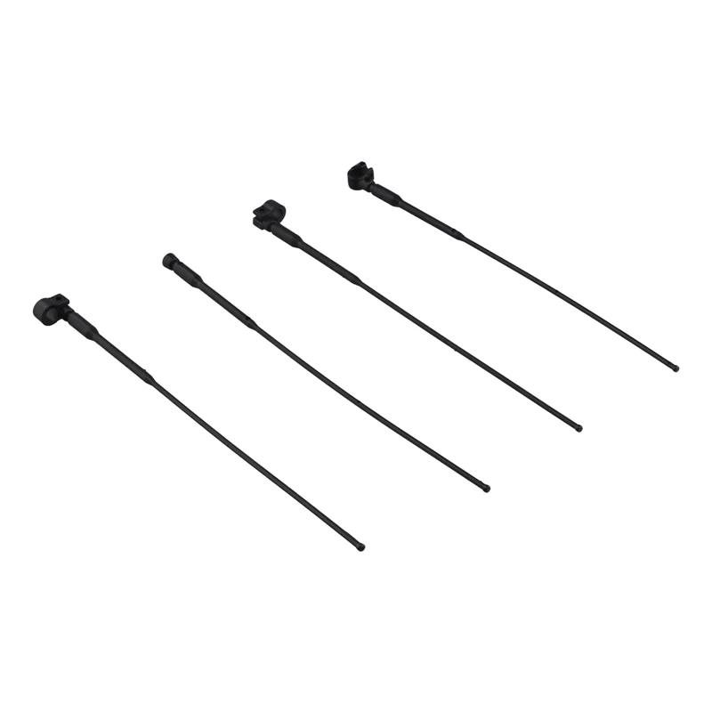 ABUM-4PCS Nylon Simulation Antenna For 1/10 1/8 Rc Crawler Car Trx4 Trx6 Axial Scx10 Yikong Yikomo Nylon Antenna