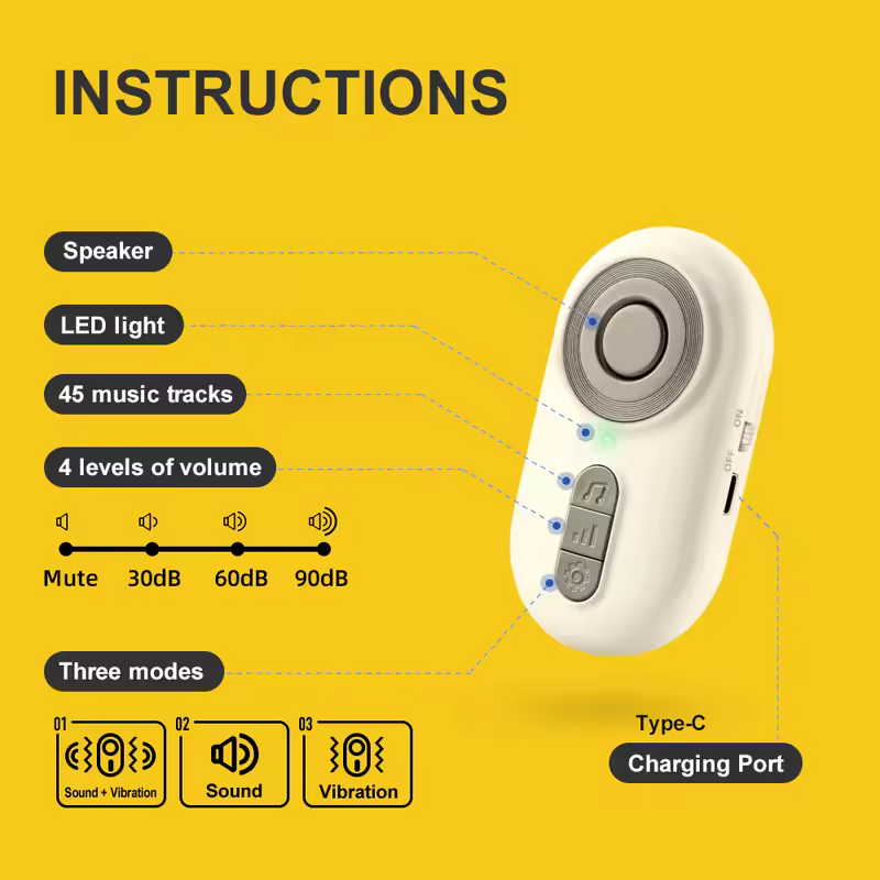 Caregiver Pager Wireless Nurse Call Buttons for Elderly Monitoring SOS Alert System Portable Alarm Call Bell for Nursing Home - Image 4