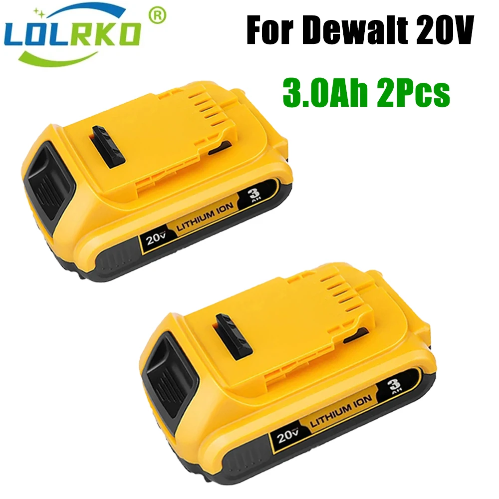 

DCB203 Li-ion Battery 18Volt 20V 3.0Ah For Dewalt Max Tools DCB205 DCB206 DCB204 DCB200 DCB182 DCB180 DCB230 DCD DCF DCG Series