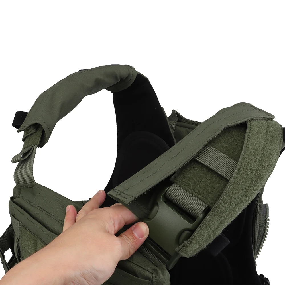 الصيد في الهواء الطلق AVS MBAV سترة التكتيكية شبه منحرف سريعة انفصال تنفس ومريحة التكتيكية ممارسة الدعائم الملابس #5