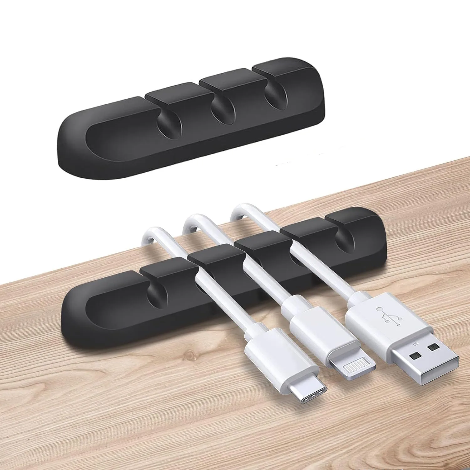 

Cable Holder Clips Self Adhesive Cable Management Cord Organiser Desk Tidy Wire Holder for USB Charger Cable PC Car Office Home