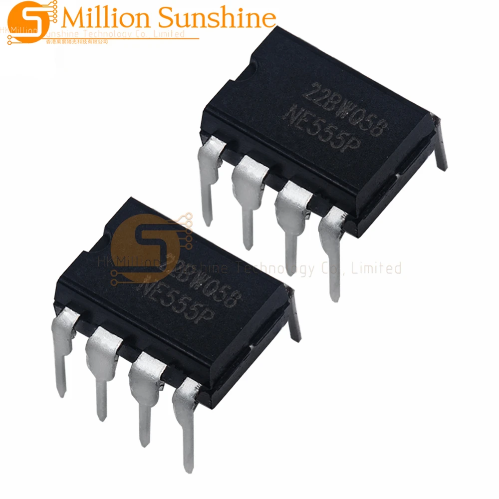 20Pcs , (10 Each) NE555 NE555P IC 555 Timer Programming Oscillator Chip & 8 Pin DIP Sockets