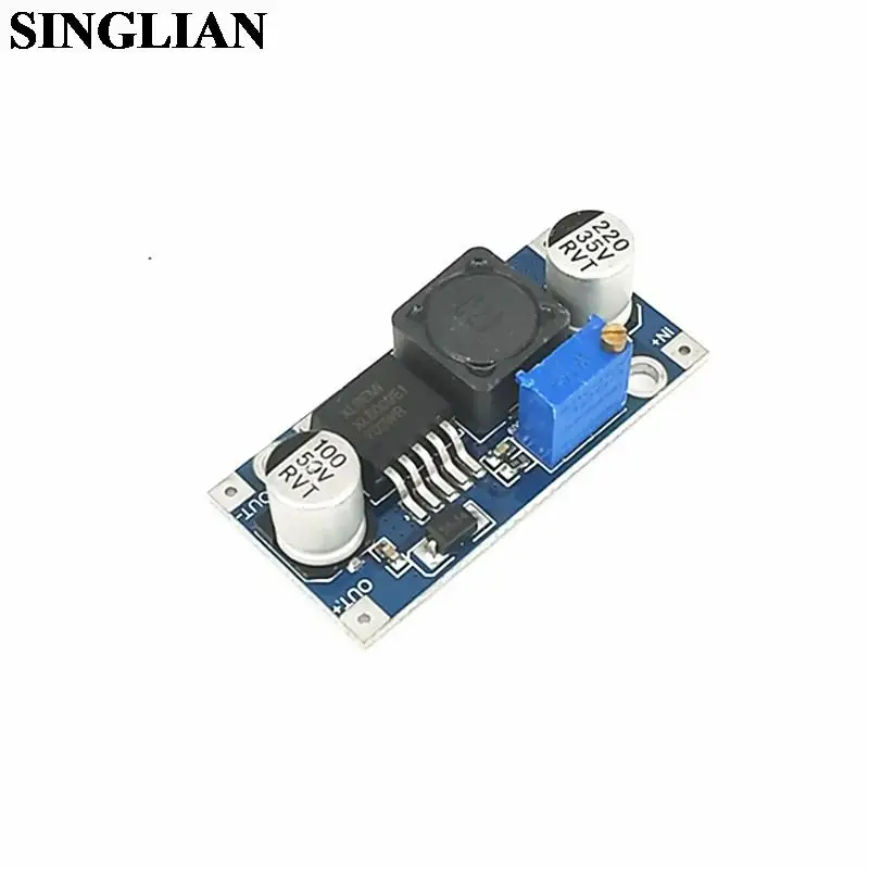 XL6009 Boost Module DC-DC Step-up Power supply Module Output 5V~35V Adjustable Voltage 4A Switching current