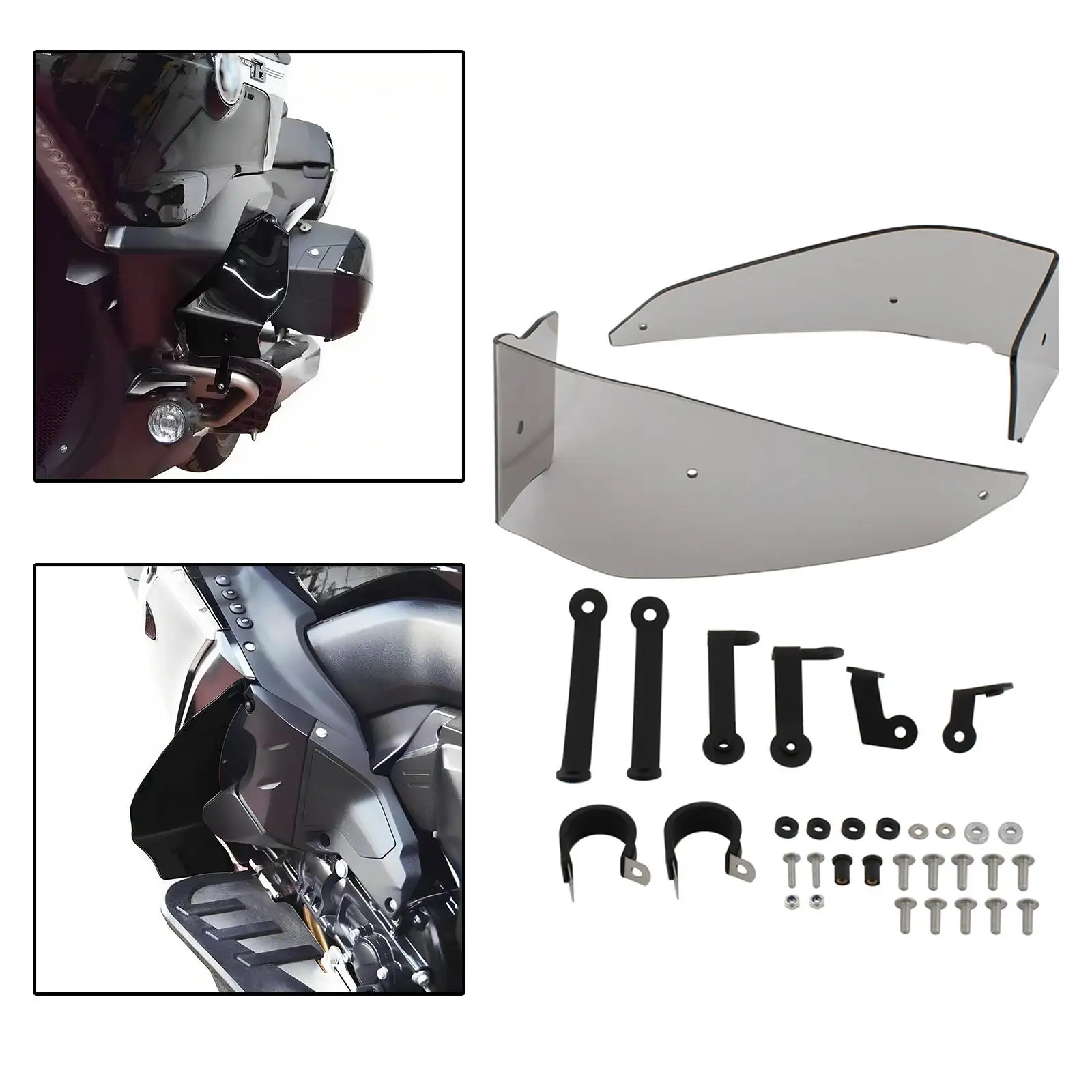 

Air Deflector Wing Side Acrylic Motorcycle Accessory Body Frame Part for BMW K1600B K1600GTL Grand America 71