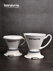 Bonavita-Pro-brewista Ceramic on/off Coffee Filter Cup, Hand Brewing Coffee Utensils