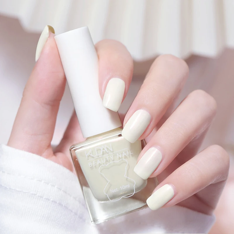 10ml Matte Waterproof No-bake Nail Polish Nail Art Non Peelable Quick Dry Normal Without Lamp Nail Polish Glitter Varnish