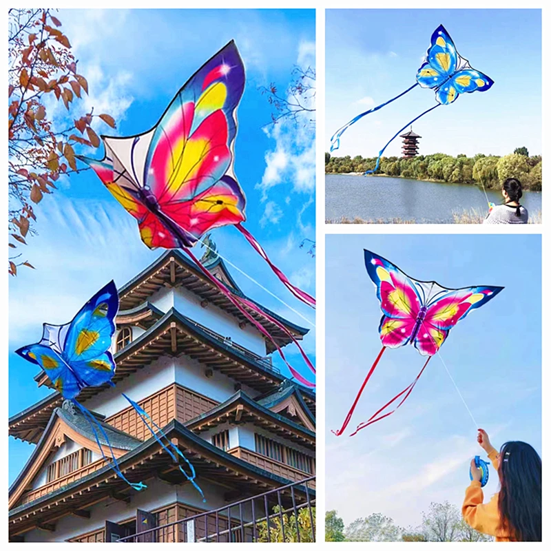 Butterfly kites flying for kids kites nylon kites factory Windsurfing colorful flying kites flying snake koi fish flying dragon