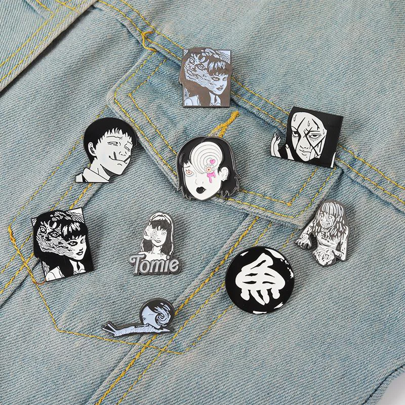 Pines Hat Bag Clothes Lapel Badges Creative Film Jewelry Gift For Friends Movie Role Enamel  Pins Custom Comics Horror Terror