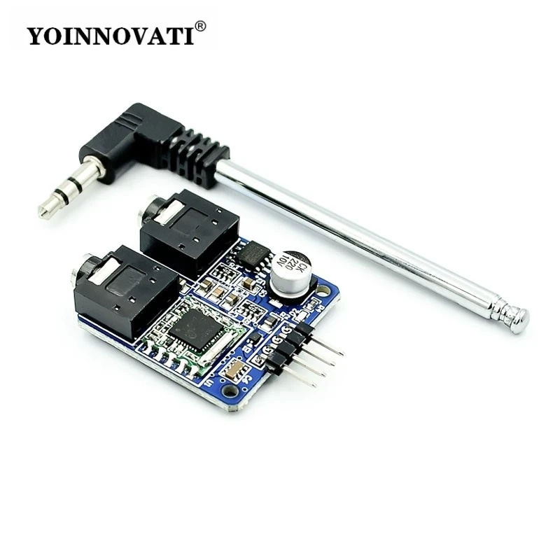 TEA5767 FM Stereo Radio Module 5V for Arduino Radio 76-108MHZ I2C communication With Free Cable Antenna
