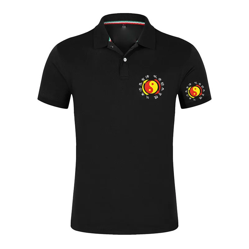 Jeet Kune Do Martial Artist Wing Chun Men's Polo is suitable for summer business casual wear at a high-end level T shirt