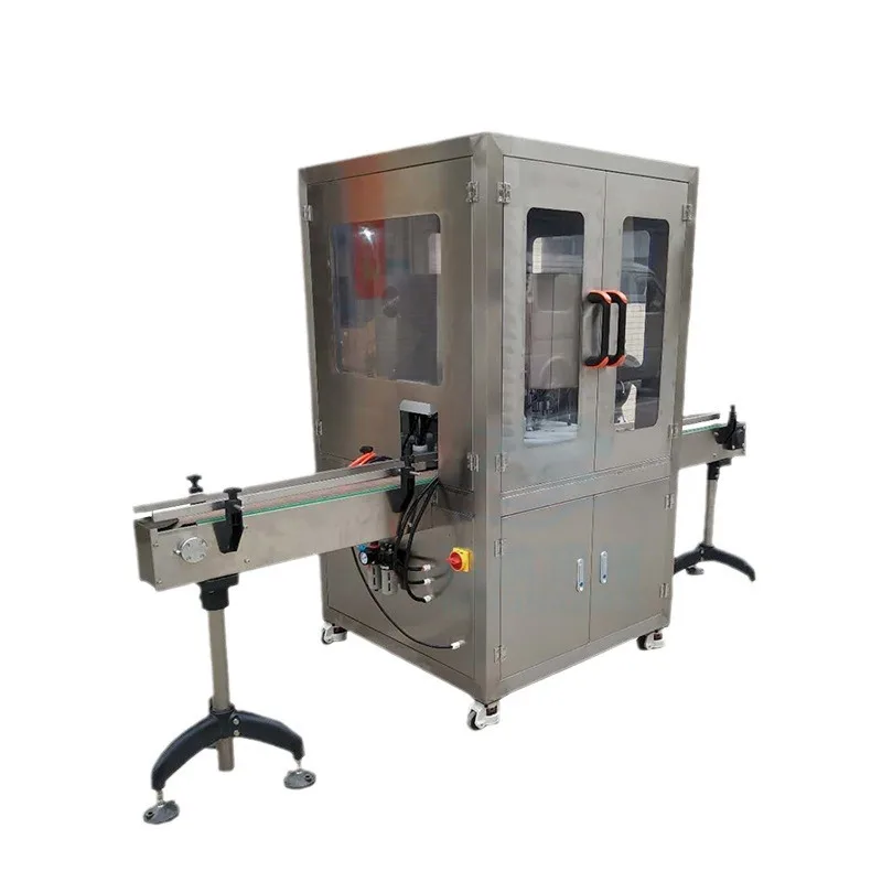 Automatic vacuum sealing machine for prefabricated dishes, tinplate milk powder can sealing machine