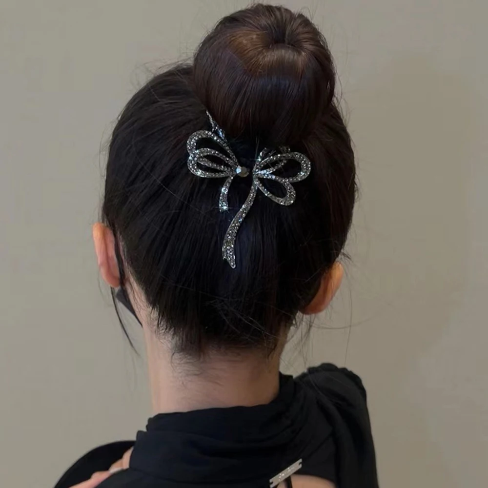 Pearl Rhinestone Hair Claw Clips Bow Flower Tassel Horsetail Buckle Bun Ponytail Holder Hair Clip Women Female Hair Accessories