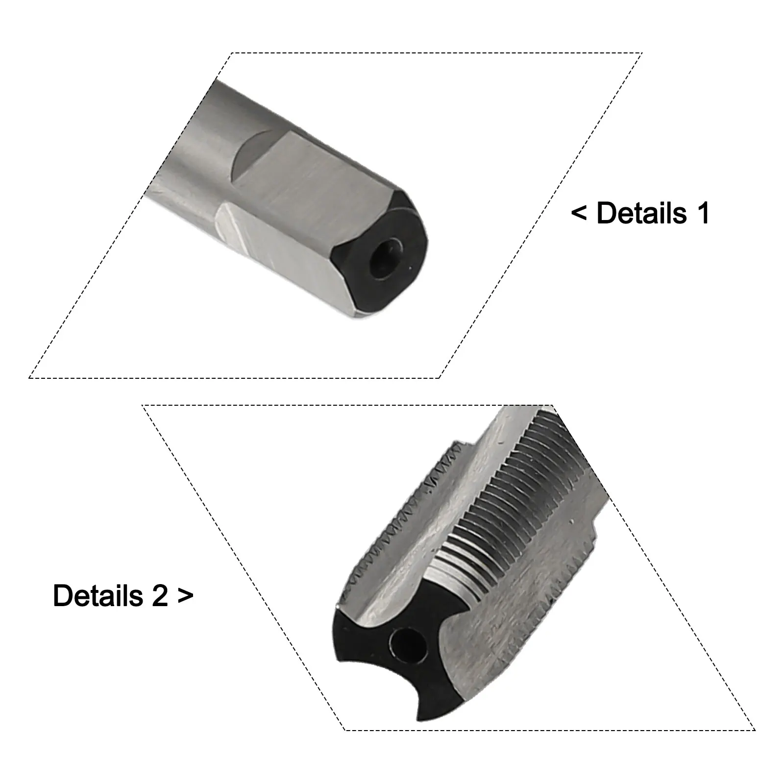 

Practical Useful Hand tap Parts Accessories Left M10X1.0mm Metalworking Metric Pitch Replacement Tools 10mmX1mm