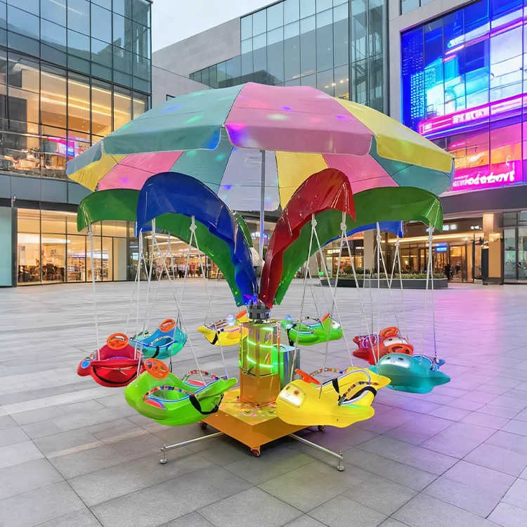 Cheap Price Kid Amusement Park Electric Swing Chair Flying Ride Carousel Large Outdoor Entertainment Equipmentpromote sales