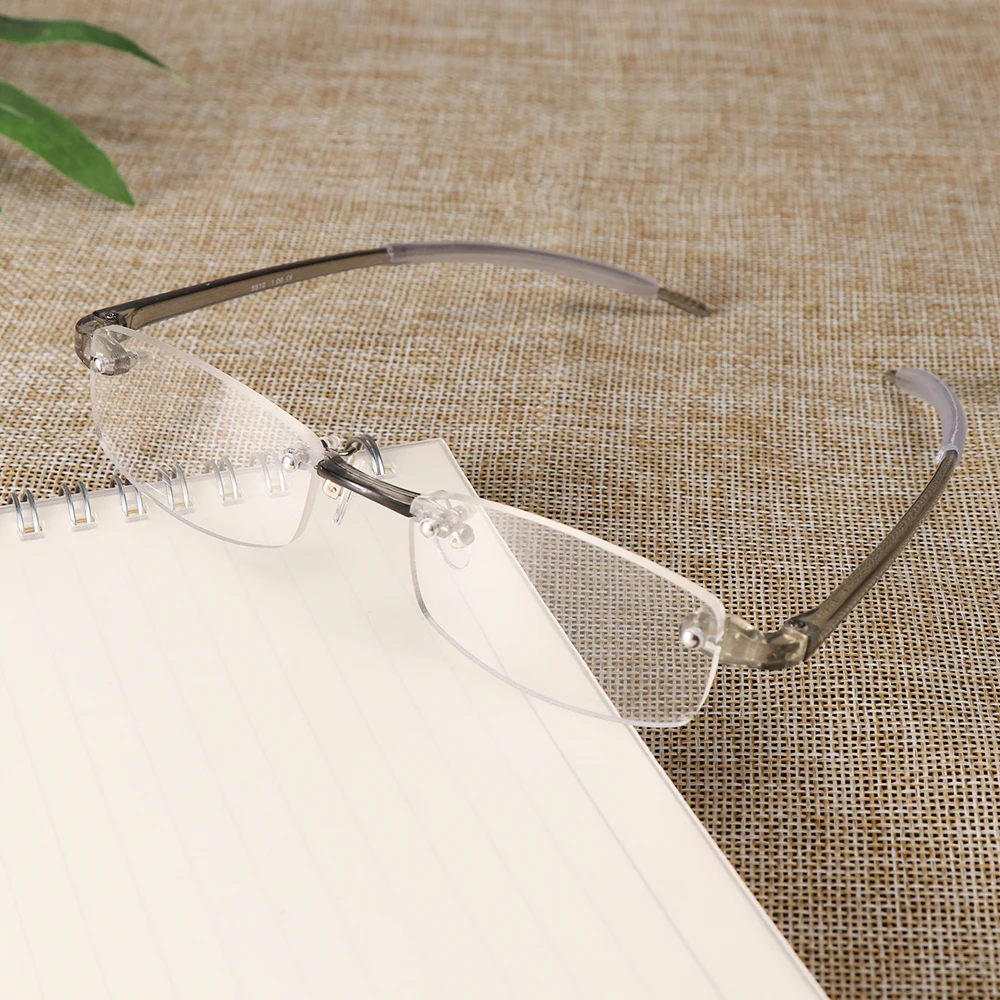 

Gray TR90 Reading Glasses Unisex RImless Presbyopic Glasses +0.5+0.75 +1 +1.25 +1.5 +1.75 +2 +2.25 +2.5 +2.75 +3.25 +3.5 +3.75+4