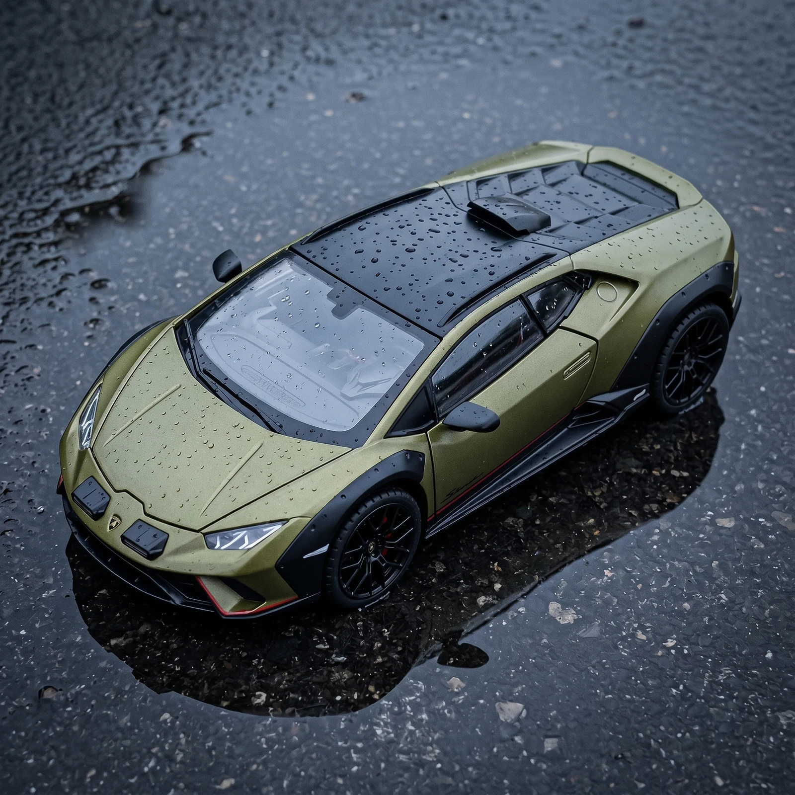 1:24 Huracán Sterrato All Terrain Supercar Alloy Diecast Model Car Simulation Home Trendy Ornaments Collection Hobby