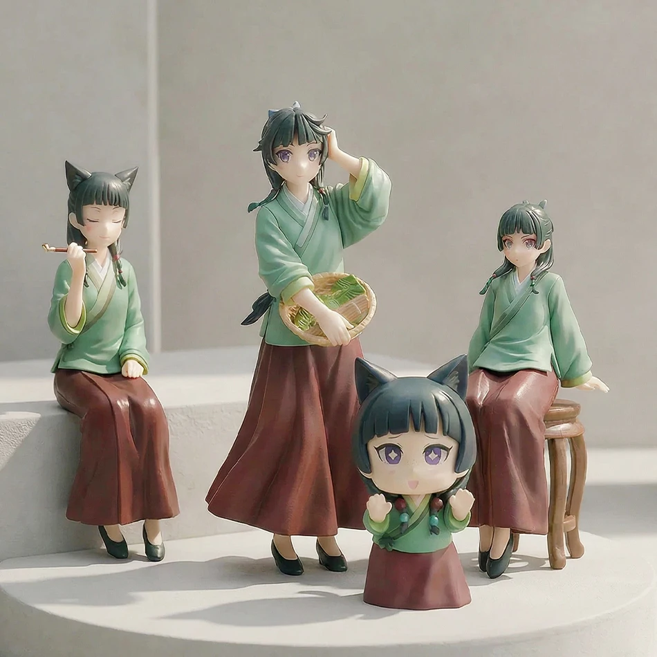 Figurine de dessin animé The Apothecary Diaries Maomi, modèle d'action en Pvc, décoration de bureau de voiture Kawaii, poupée, jouets pour enfants, cadeau de noël