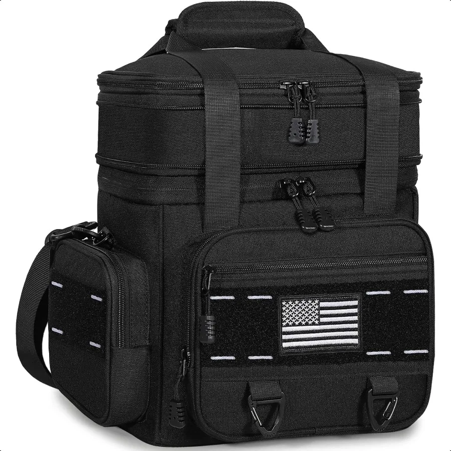 

Expandable Tactical Lunch Box Large Insulated Lunch Cooler Bag Heavy Duty Leakproof Lunch Pail for Men Adults Work Office Outdo