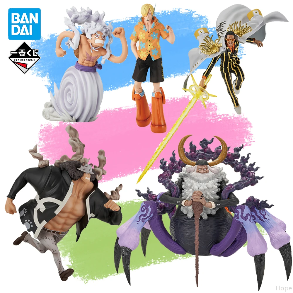 

В наличии оригинальная фигурка BANDAI Ichiban Kuji One Piece Egg Head Borsalino Sanji Bartholemew Kuma Luffy, аниме-модель, игрушка