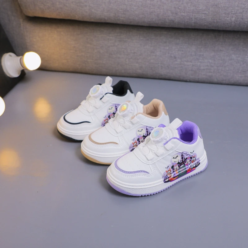 

Disney Mickey Mouse Clubhouse 2026 New Children Shoes Campus Fashion Waterproof Breathable Soft Sole wear-resistant Kids Shoes