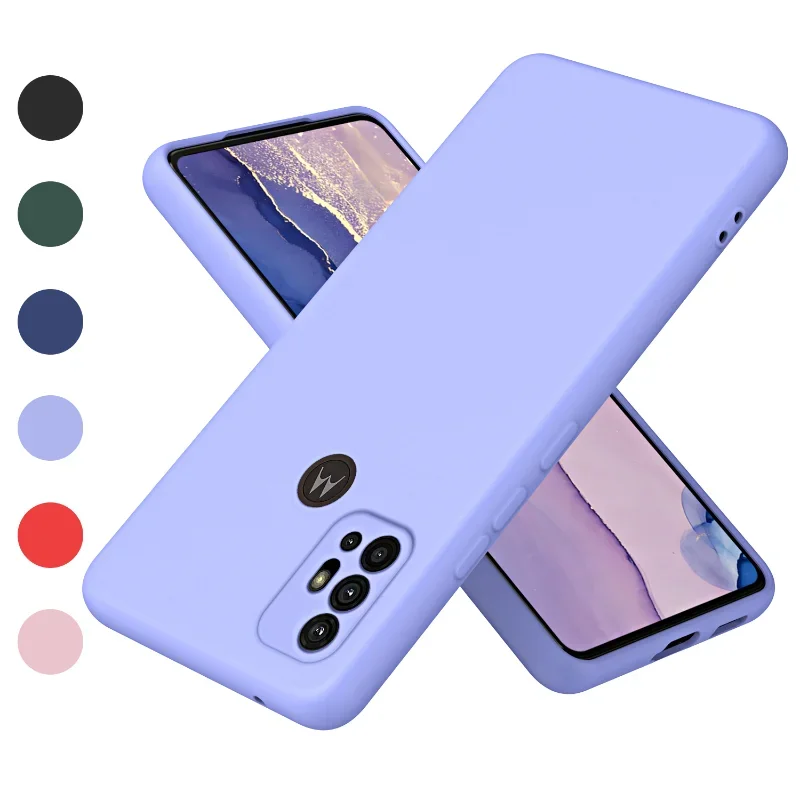 Liquid Silicone Phone Case for Motorola MOTO G22 G20 G30 G10 G31 G42 G52 G82 G71S G60 E32 G200 Cases Luxury Skin Feel Back Cover