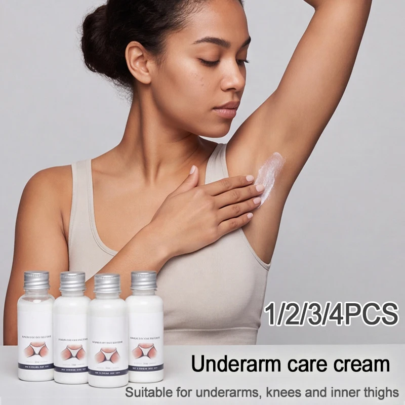 1/2/3/4PCS Black Cream For Removing The Inner Thigh Under The Armpit, Mild Moisturizer, White Cream For Knees, Elbows And Limbs, Suitable For Men And Women, In A Single Bottle Of 30ML.