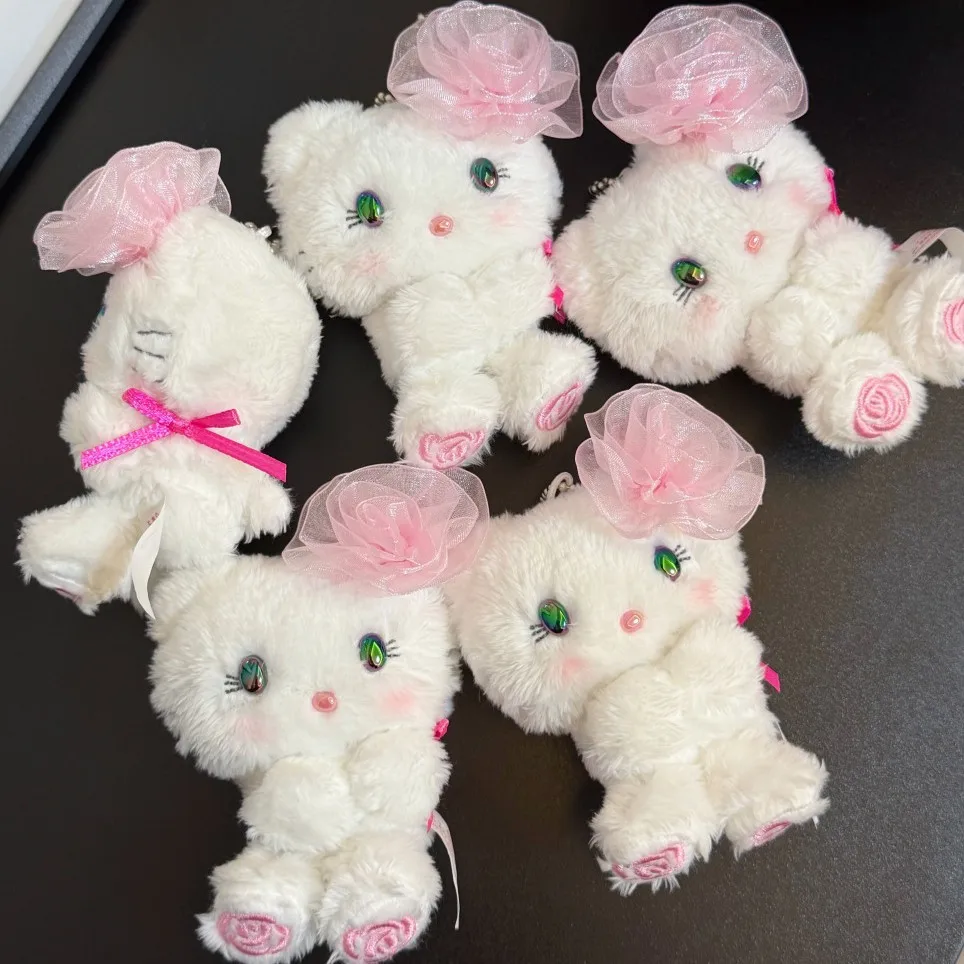 

Набор плюшевых брелоков Sanrio Hello Kitty: милые мини-куклы-подвески для украшения сумок