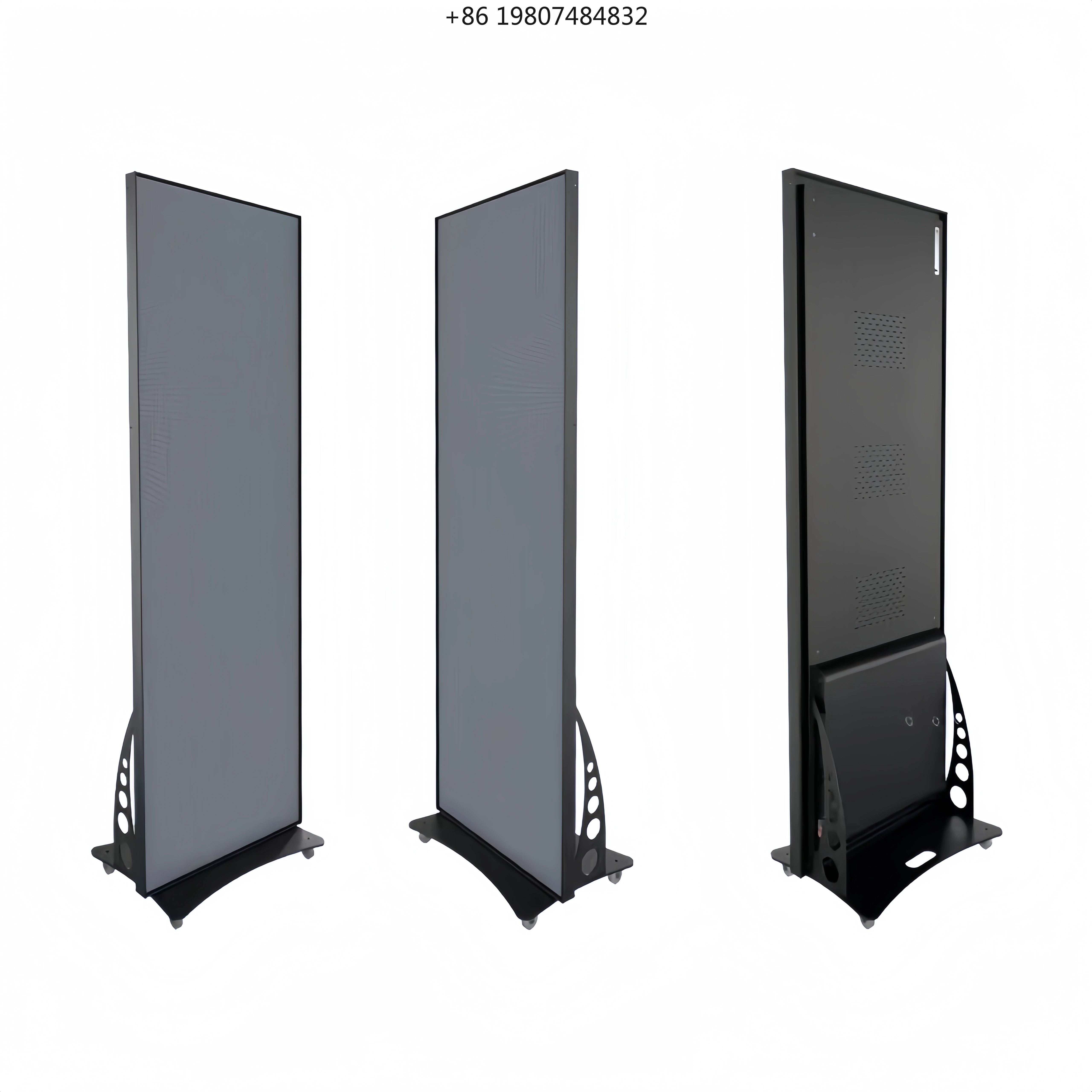 Custom P2.5 Portable Smart Advertising Player Mirror Poster LED Screen, Indoor Effect for Shopping Elevators